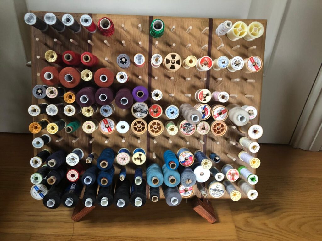 Heather's cotton reel rack